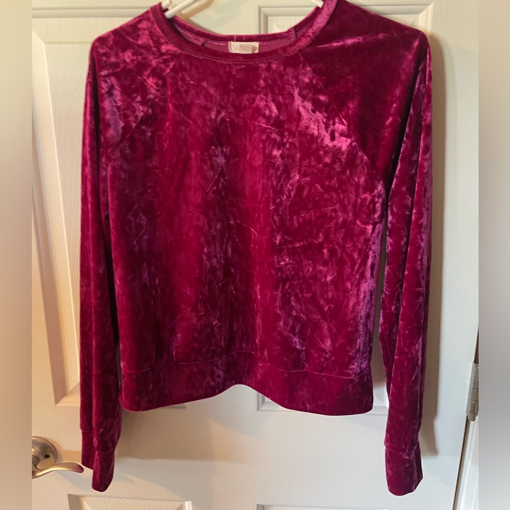 Velvet top